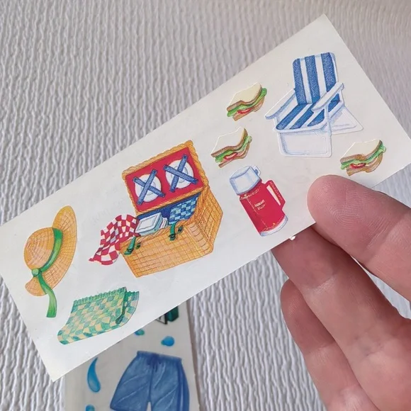 ❤️3/$10❤️Creative Memories Colorful Summer Sticker Set - Picture 3 of 5